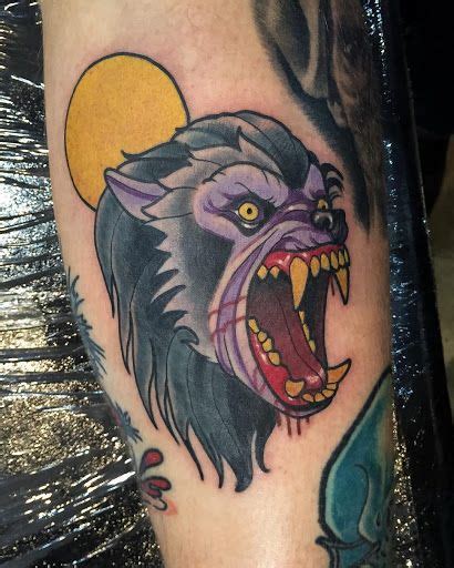 werewolf tattoo|werewolf tattoo traditional.